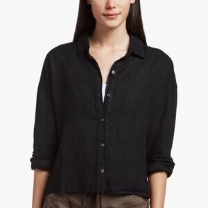 James Perse Canvas Linen Boxy Shirt